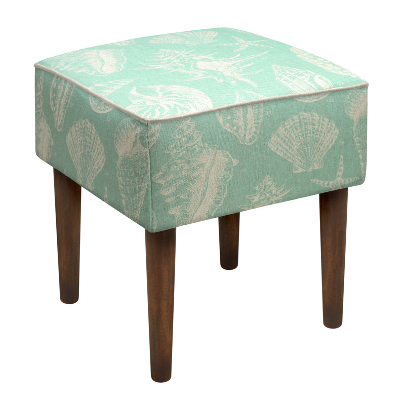 Tabouret de coiffeuse Makai, Aigue-marine