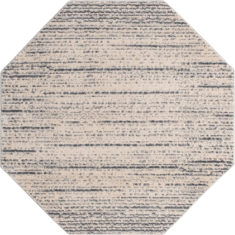 Abstract Indoor Rug, Octagon 6' x 6'