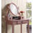 Moniys Wood Moniya Makeup Vanity Table And Stool Set-848789508