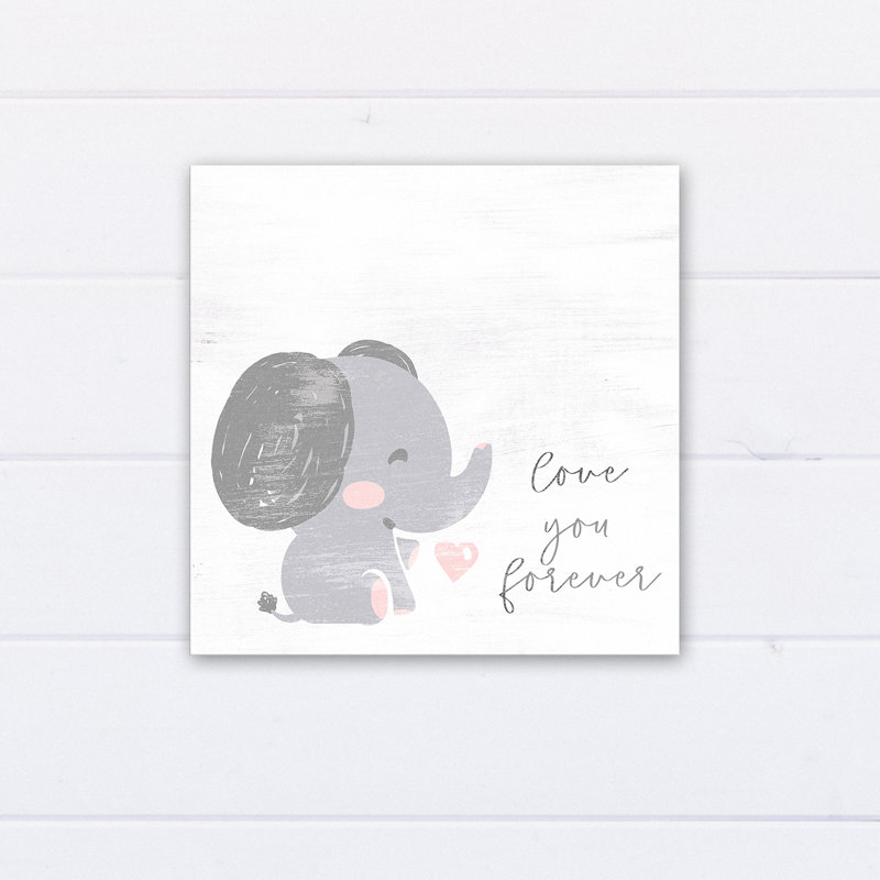 « love you forever », art sur toile