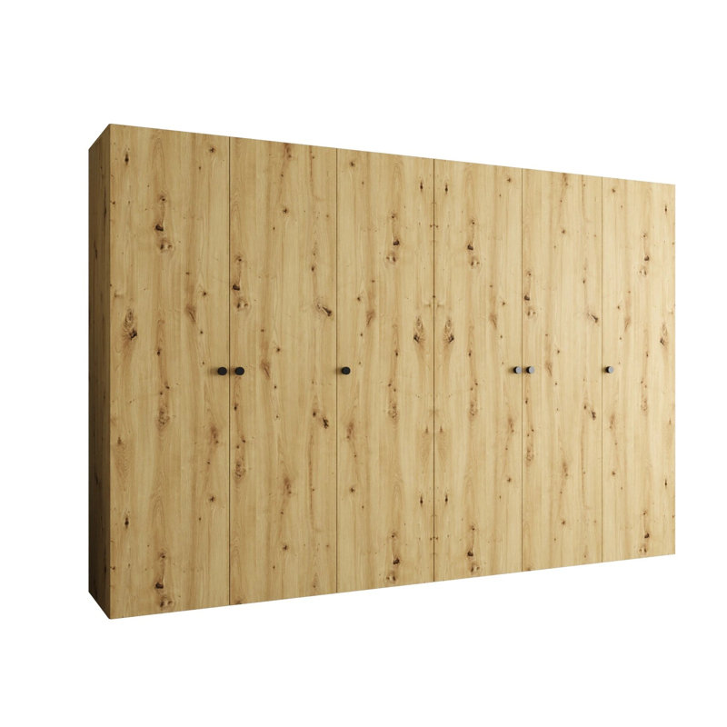 Manufactured Wood Wardrobe, Oak Artisan