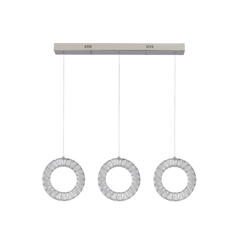 Branam 3 - Light LED Kitchen Island Pendant