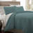 Southshore Fine Linens Vilano Oversized Quilt Set, Double-Brushed Microfiber Lightweight Quilted Bedding and 2 Pillow Shams, Full/Queen, Steel Blue-1001114984-1001114977