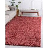 Shag Carlosadrian Area Rug Pepper Color