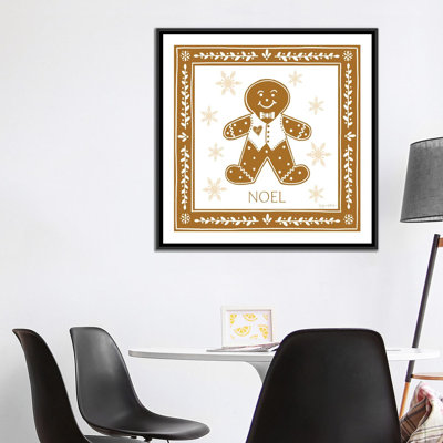 «Gingerbread Man», reproduction d'art sur toile encadrée