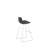 Upholstered Counter Stool with Metal Frame-40167935-40925050-49090738