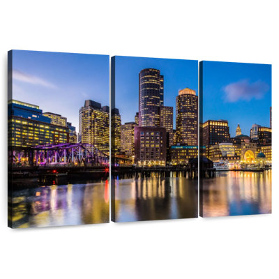 Horizon de Boston illuminé Sebbie