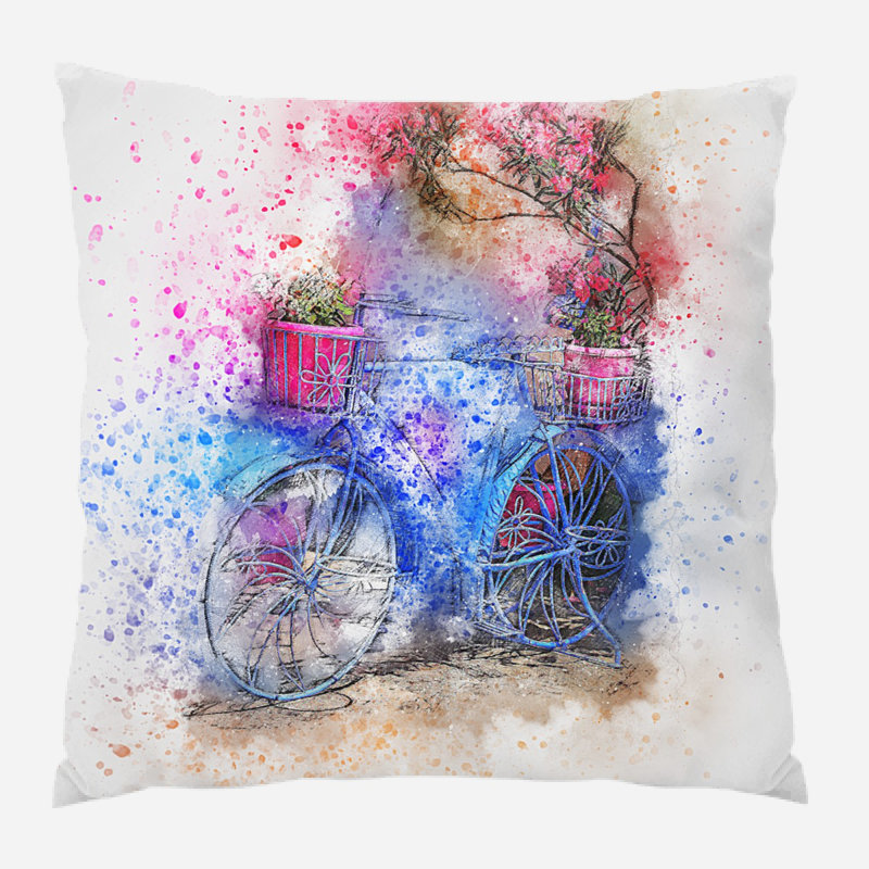 Coussin de vélo Fontinella, Intérieur , Microsuède