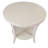 Perth Round Wood End Table with Open Storage Shelf-2083877674