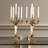Cherub's Harvest Resin Candelabra