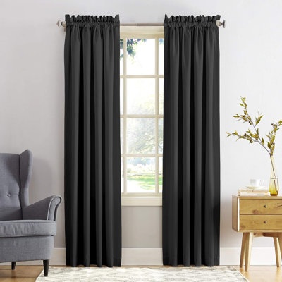 Wayfair Basics® Thermal Room Darkening Rod Pocket Curtain Panel