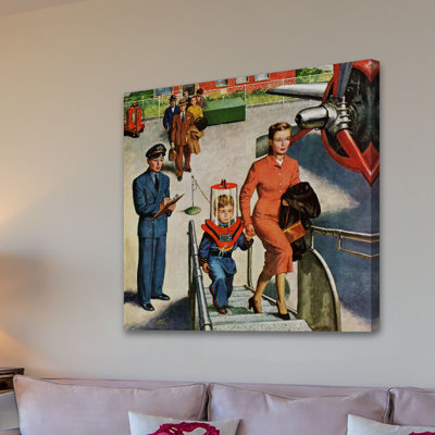 « space voyageur » par amos sewell, reproduction d’art sur toile tendue