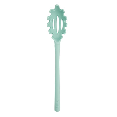 Pince à pâtes en silicone Tovolo Flex-Core pour servir spaghettis et nouilles, couleur aqua
