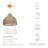 Pompano 1 - Dreamy Palm Fibers Pendant Light - 14" Natural Dome 1-Light Polished Handwoven Dimmable Hanging Light For Kitchen Island, Kitchen, Dining Room, Living Room or Bedroom in Boho, Country, Farmhouse, Modern Farmhouse & Mid-Century Modern Style-138760176