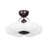 French Style Clouded Flower Led Semi Flush Mount