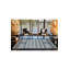 Tapis bleu clair tissé à la machine lavable à la machine-1341185163