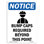 Bump Caps Required Sign with Symbol