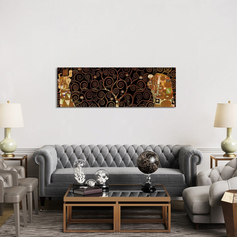 The Tree Of Life II by Gustav Klimt - Wrapped Canvas Panoramic Print, 152.4 cm H x 50.8 cm W x 1.91 cm D