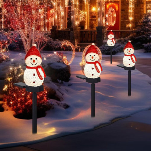 The Holiday Aisle® Solar LED Christmas Decorative Outdoor Waterproof ...