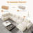 Chenille Modular Sofa Sectional Sofa - Croner Chairs-1960182290