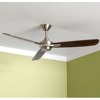 52" Rudolph 3-Blade Propeller Ceiling Fan with Wall Control