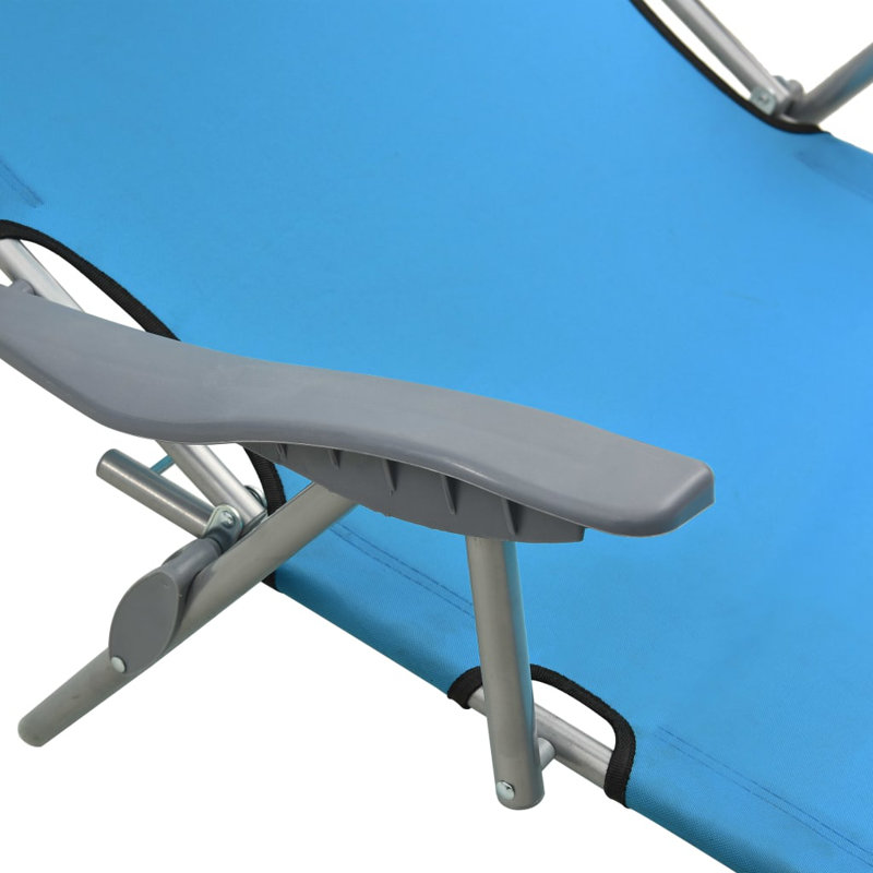 Ather 28.6" Long Single Chaise, Blue
