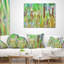 Coussin décoratif paysage