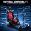 Cockpit à volant de course amélioré et stable avec siège et support pour moniteur, plate-forme de course Sim robuste et réglable pour roues Logitech / ThrustMaster / Fanatec, jeu PC / Playstation / xbox-130185772