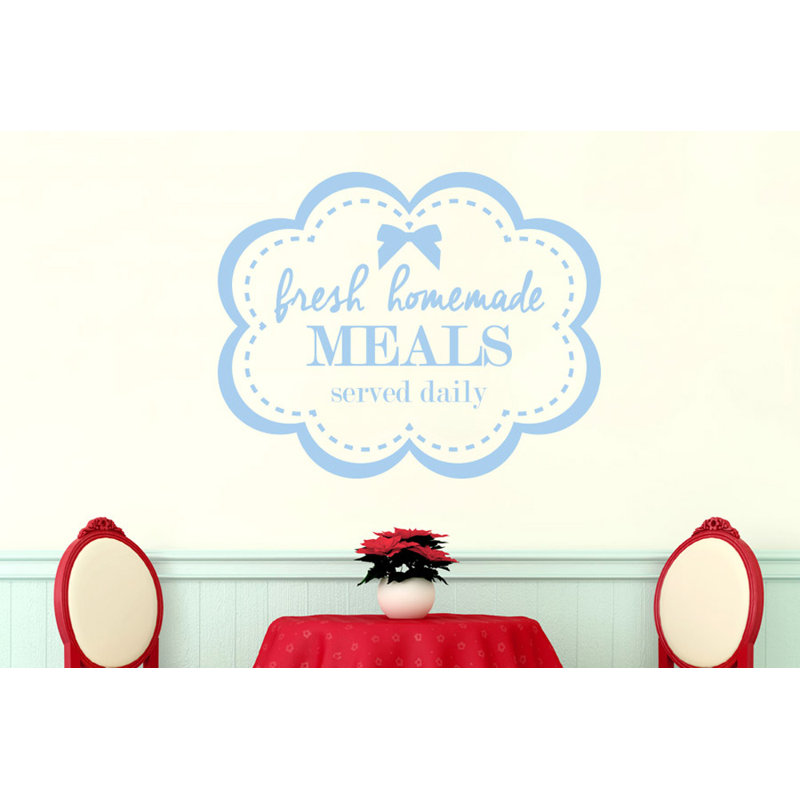 Wall Decal, Light Blue, Medium