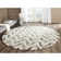 Vandermark Hand Tufted Wool/Cotton Geometric Rug in Ivory/Charcoal