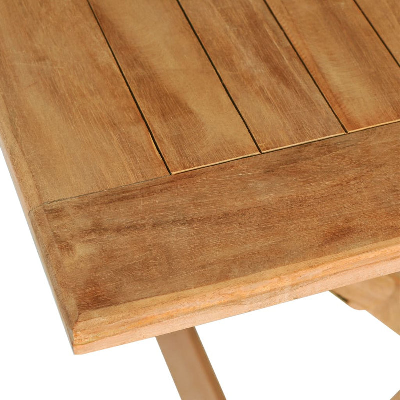 Pickell 6 - Person Teak Patio Dining Set with Rectangular Table