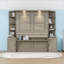 Lit escamotable avec bureau, tablettes et armoires Murphy-1862091184