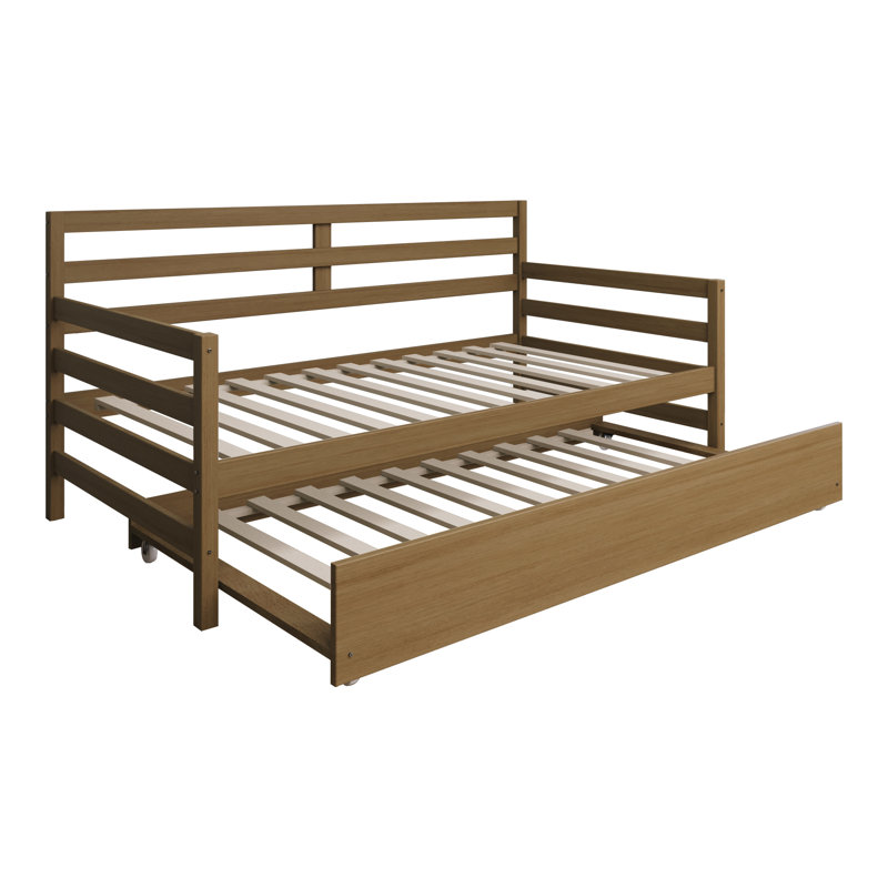 Oeds 81.1'' W Rubberwood Daybed , Light Oak