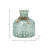 Glass Vase with Textured Round Accents and Twine Detail, Handcrafted Decorative Design with Unique Artisan Appeal, Durable Glass Construction with Natural Decorative Rope Embellishment-297345788