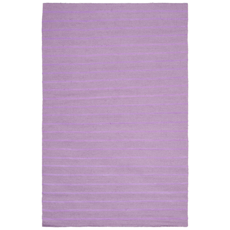 Tapis tissé à plat à la main de couleur unie en laine Rodgers, Rectangle 4 pi x 6 pi