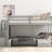 Twin Over Bunk Bed, Gray, With Storage Space - & Efficient Solution-292828882