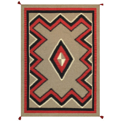 5'X8' Oriental Area Rug in Mocha