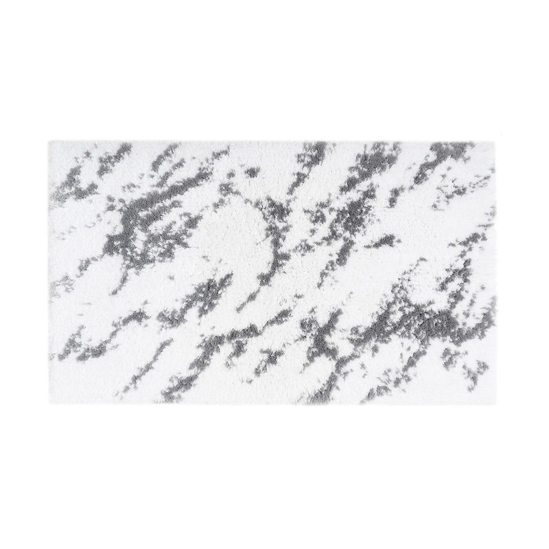Mabel Abstract Bath Rug, 24" W x 39" L
