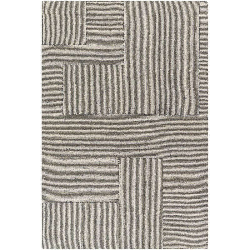 Elmina Hand Tufted Wool Indoor Rug, Rectangle 5' x 7'6"