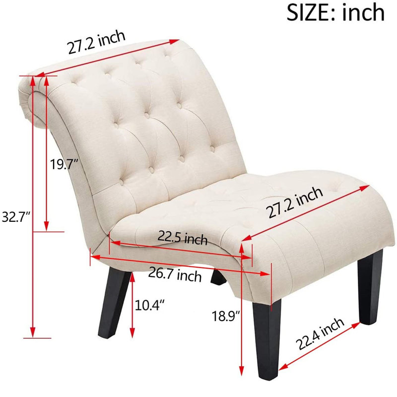 Moraal Upholstered Slipper Chair