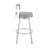 Kevontae Swivel Stainless Steel Metal Counter Height Bar Stool-1023711731-1023711735