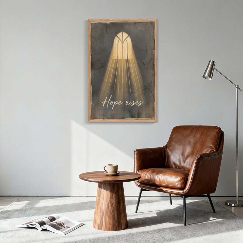 Ensemble d'un tableau sur toile « L'espoir renaît », H 24 po x l 18 po, Naturel