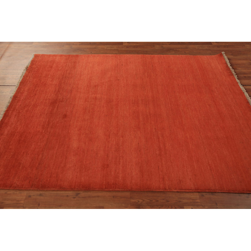 Tapis oriental moderne fait à la main Gabbeh 5 x 6