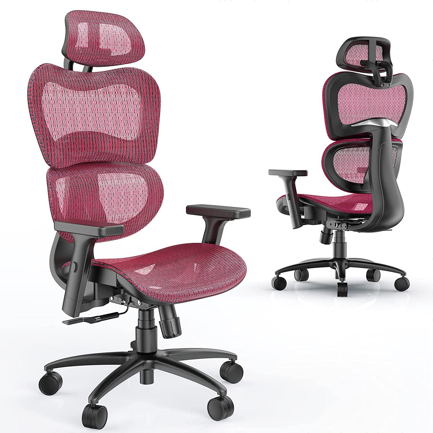 Inbox Zero Ergonomic Task Chair with Headrest, Dynamic Lumbar Support and  3D Armrests for gaming & Reviews