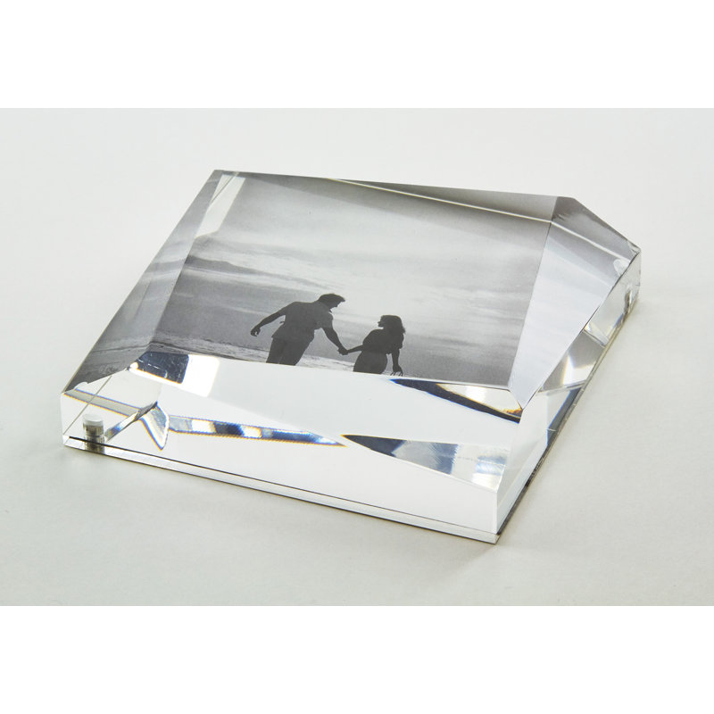 Lucite Photo Paperweight