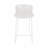 Pangea Home Cal Lucillie 29.5" Bar Stool - Modern Bar Stools – Mid-Century Modern Bar Stool with Footrest - Monochromatic - Kitchen, Dining, Bar Room - Set of 2 White Bar Stools-559458260