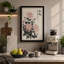 Chrysanthemum Study Japandi - Wrapped Canvas-1713913286-1713913305