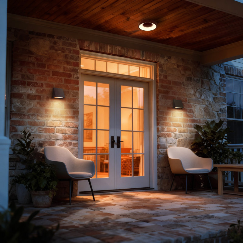 Slant LED Wall Sconce with Architectural Die-Cast Aluminum Design, 3-CCT Selectable, Dimmable, Dark Sky Friendly, Wet Rated, ADA Compliant