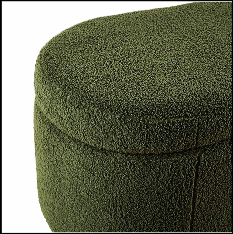 Banc de rangement Boucle à dessus rabattable, Vert