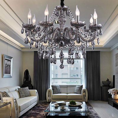 Kiska 8 - Light Candle Style Chandelier